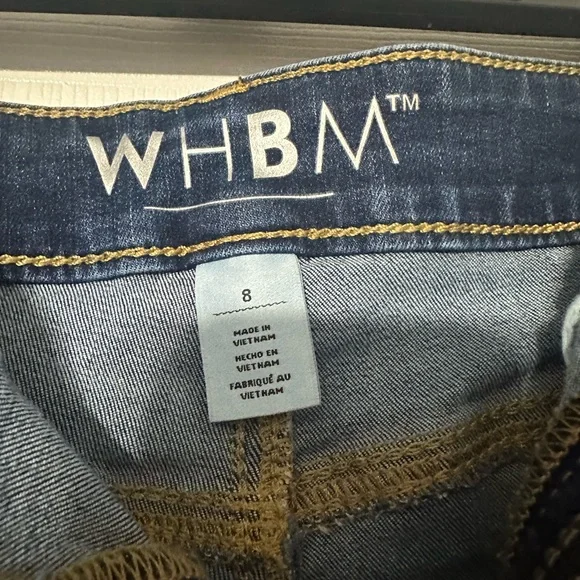 White House Black Market Roll-Cuff Women's Denim Shorts - Picture 8 of 9